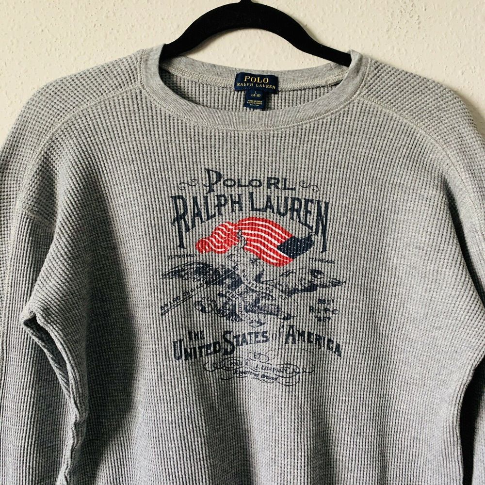 Polo Ralph Lauren Flag Long Sleeve Thermal - Picture 2 of 4